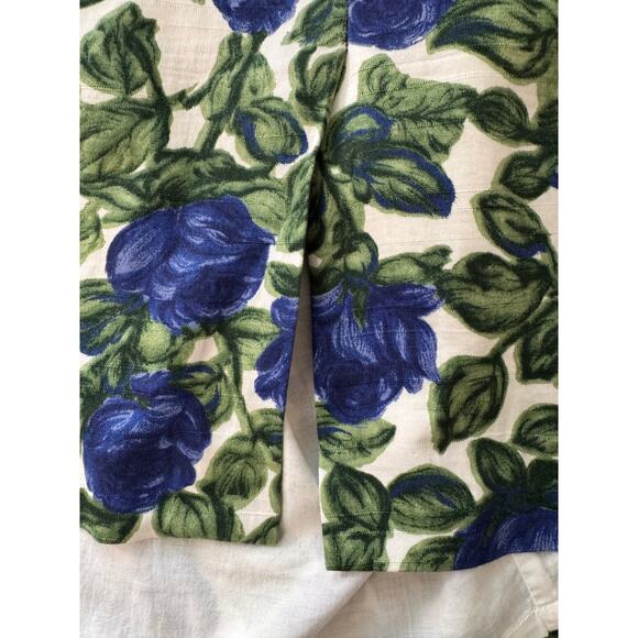 MILLY of New York Women's Blue Green Floral Sleeveless Sheath Dress Size 8 - Picture 7 of 8